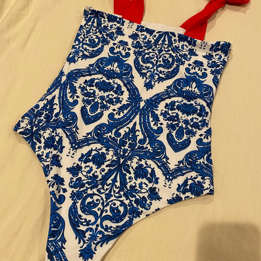 Vintage style red, white, & blue!